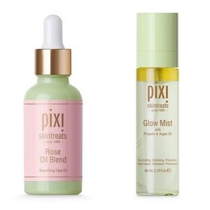 Pixi Rose Oil Blend + Glow Mist full size lot NEW